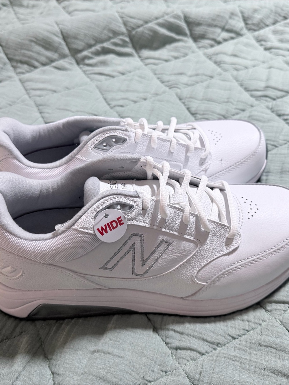 New Balance Men’s Athletic Shoes - Gray with Light Pink Trim
